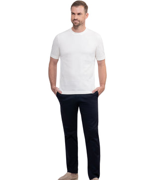 Ivory Round Neck T shirt Cotton