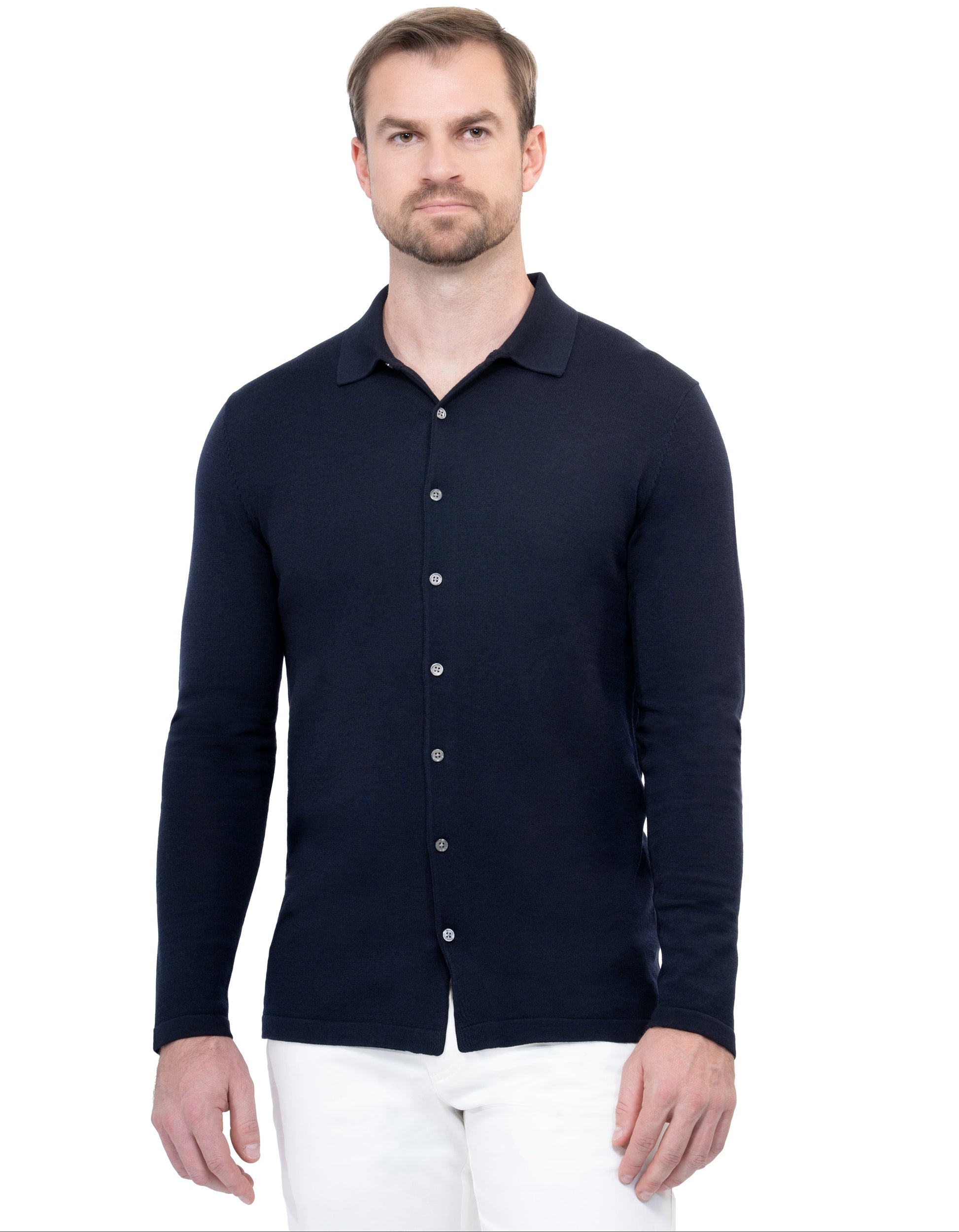 Navy Shirt Long Sleeve