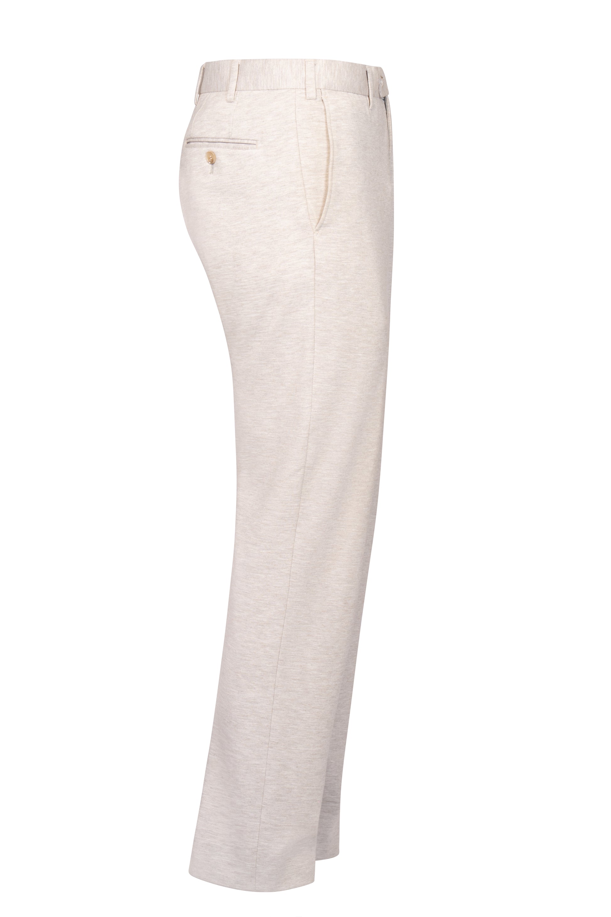 Beige Jogger Chinos