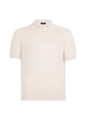 Beige Polo Button Cotton