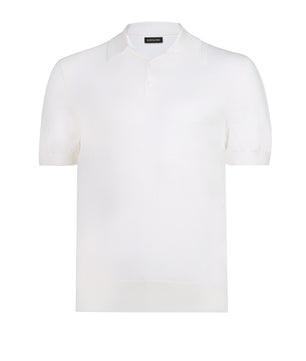 Ivory Polo Button Cotton